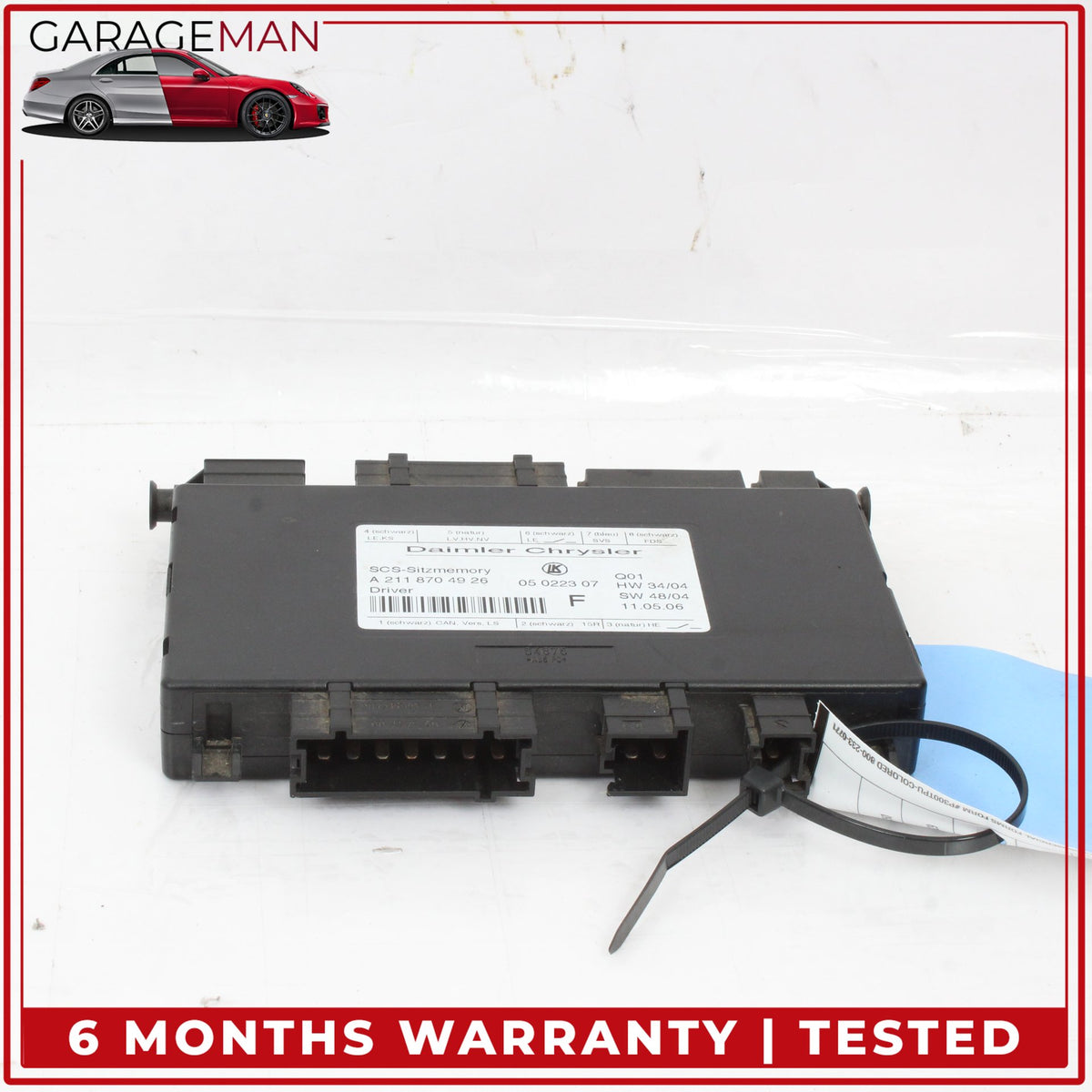 2003-2012 Mercedes W211 E350 GL450 Front Left Seat Control Module 2118700526 OEM