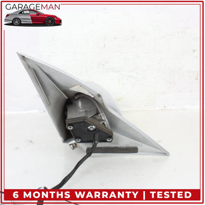 2004-2008 Mercedes R230 SL500 Right Door Rear View Mirror Silver Metallic OEM