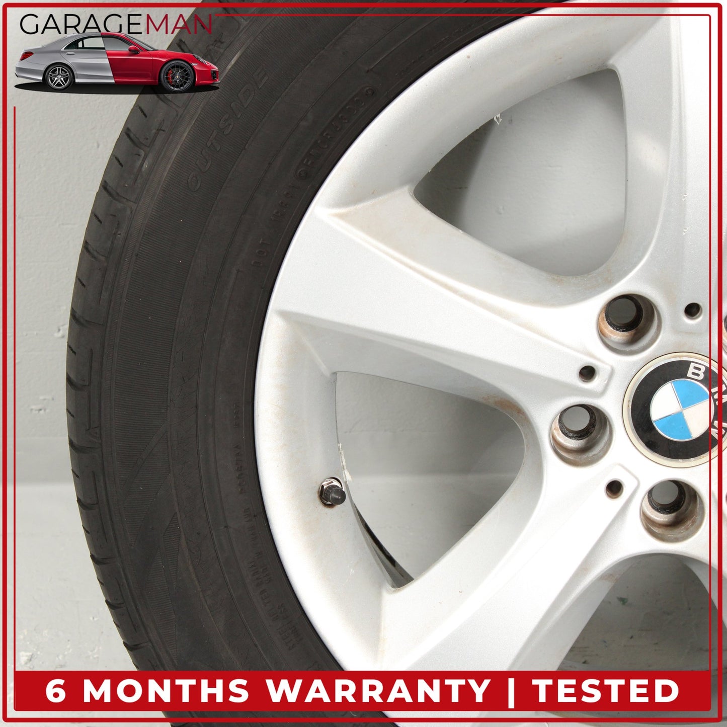 2007-2013 BMW X5 E70 Front or Rear Wheel Rim w/ Tire 8.5JX18EH2 IS46 6772243 OEM