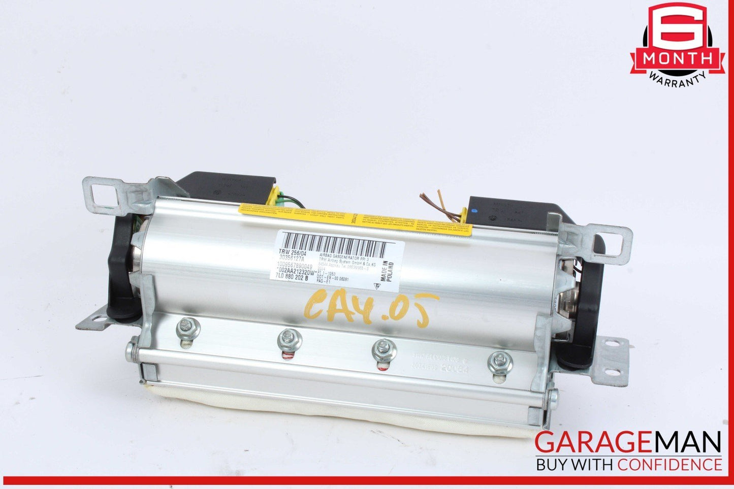 03-10 Porsche Cayenne S 955 957 Front Right Side Dash Dashboard Airbag Air Bag