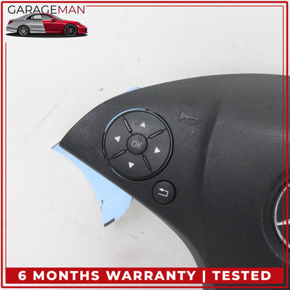 2008-2012 Mercedes W204 C300 GLK350 Driver Steering Wheel Airbag Black OEM