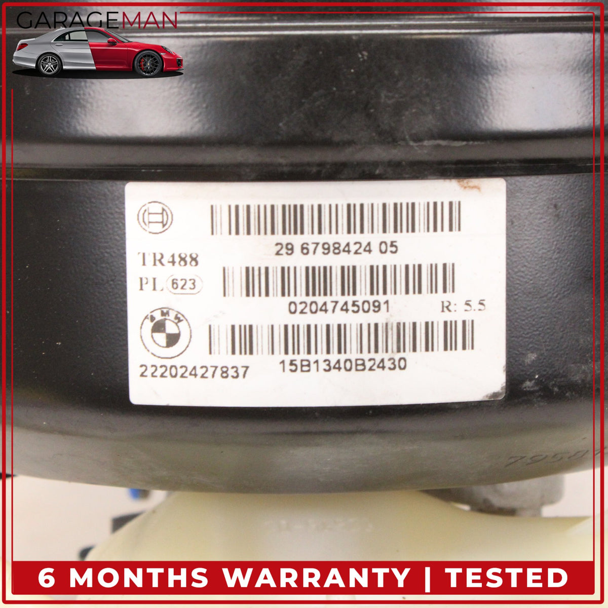 2014-2021 BMW M235i F22 Power Brake Booster Master Cylinder w/ Reservoir OEM