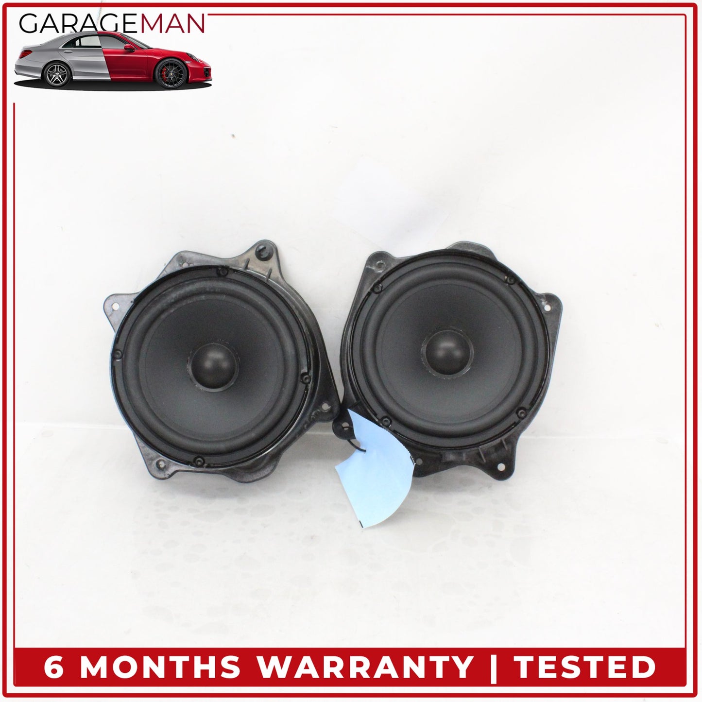 2010-2013 Mercedes W221 S400 Rear Left and Right Side Door Audio Speaker Set OEM