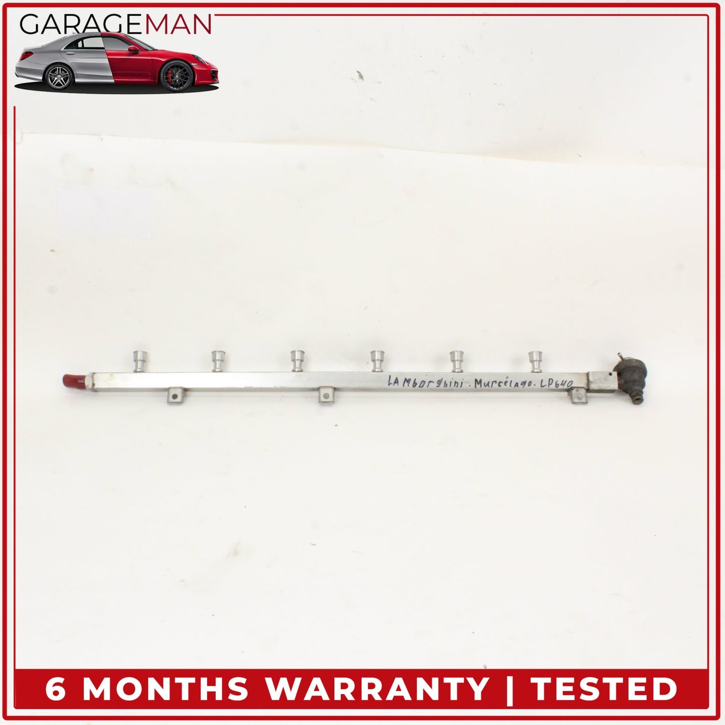 2007-2010 Lamborghini Murcielago LP640 6.5L V12 Fuel Injection Rail Line OEM