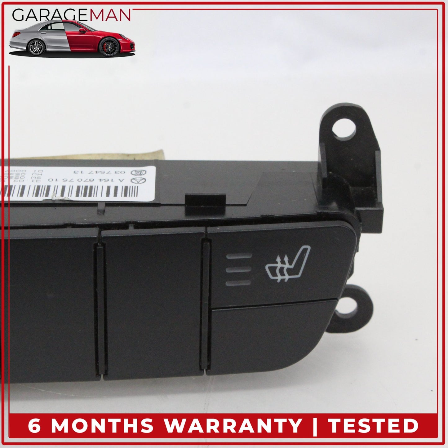 2006-2012 Mercedes W164 ML350 Hazard Switch Control Panel 1648707510 OEM