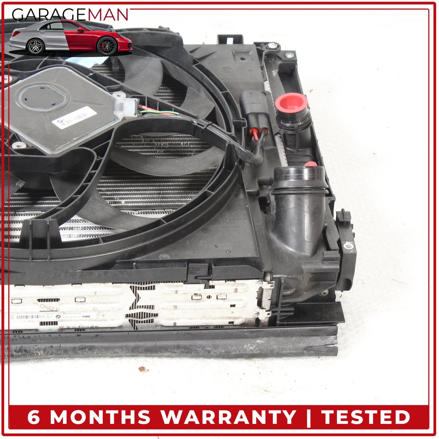 2012-2016 BMW 428i F36 Engine Radiator Cooling Fan Motor Assembly 8641947