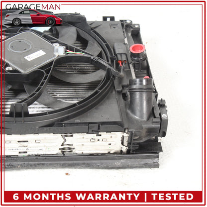 2012-2016 BMW 428i F36 Engine Radiator Cooling Fan Motor Assembly 8641947