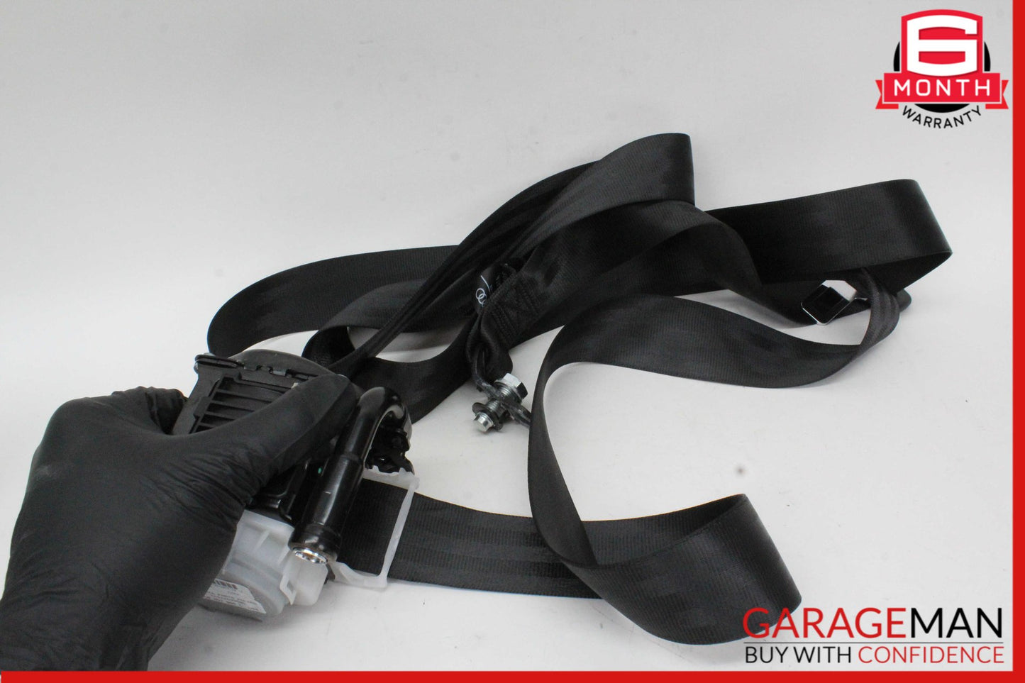 2012-2018 Audi A6 A7 Rear Left or Right Side Seat Belt Black 4G0857805C OEM
