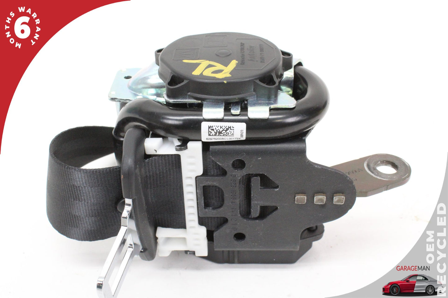 2016-2020 Jaguar XF X260 Rear Left or Right Side Seat Belt Black 630793900D OEM