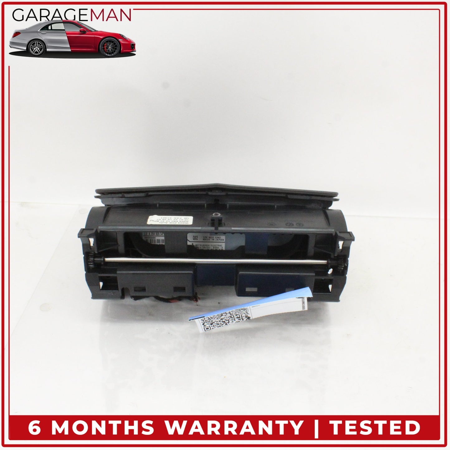 2008-2011 Mercedes W204 C300 Front Dash Display Screen Monitor w/ Cover OEM