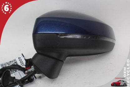 2015-2020 Audi A3 S3 Front Left Driver Side Door Rear View Mirror Blue OEM