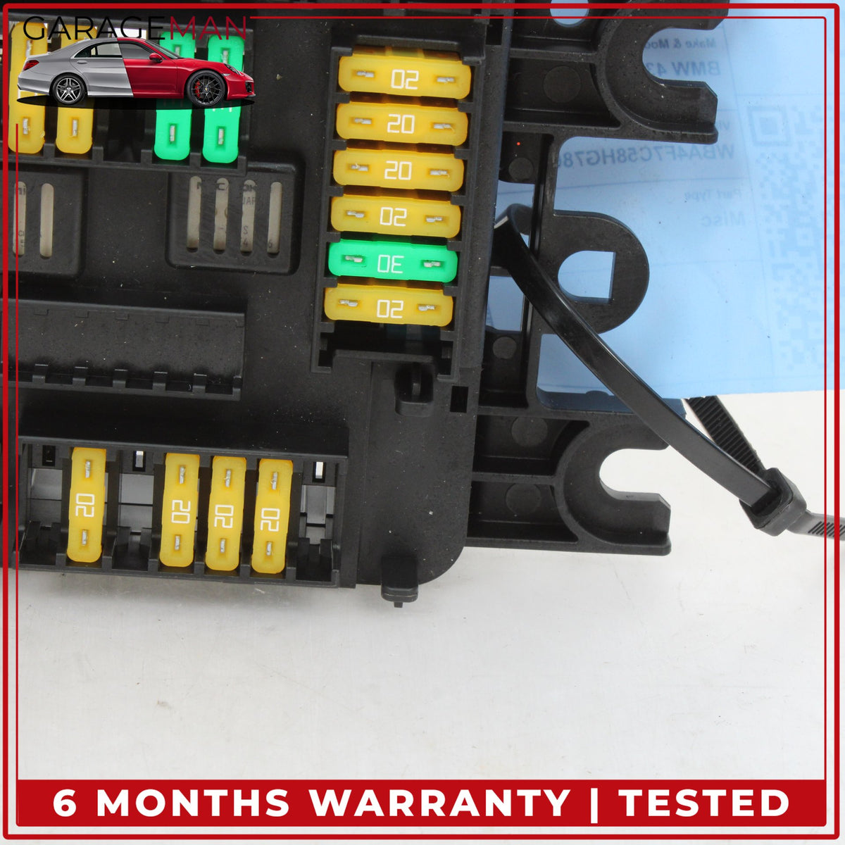 2014-2020 BMW 430i Gran Coupe Rear Trunk Relay Junction Fuse Box 9389070 OEM