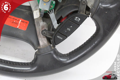 2002-2005 Ford Thunderbird Leather Wrapped Black and Red Steering Wheel OEM