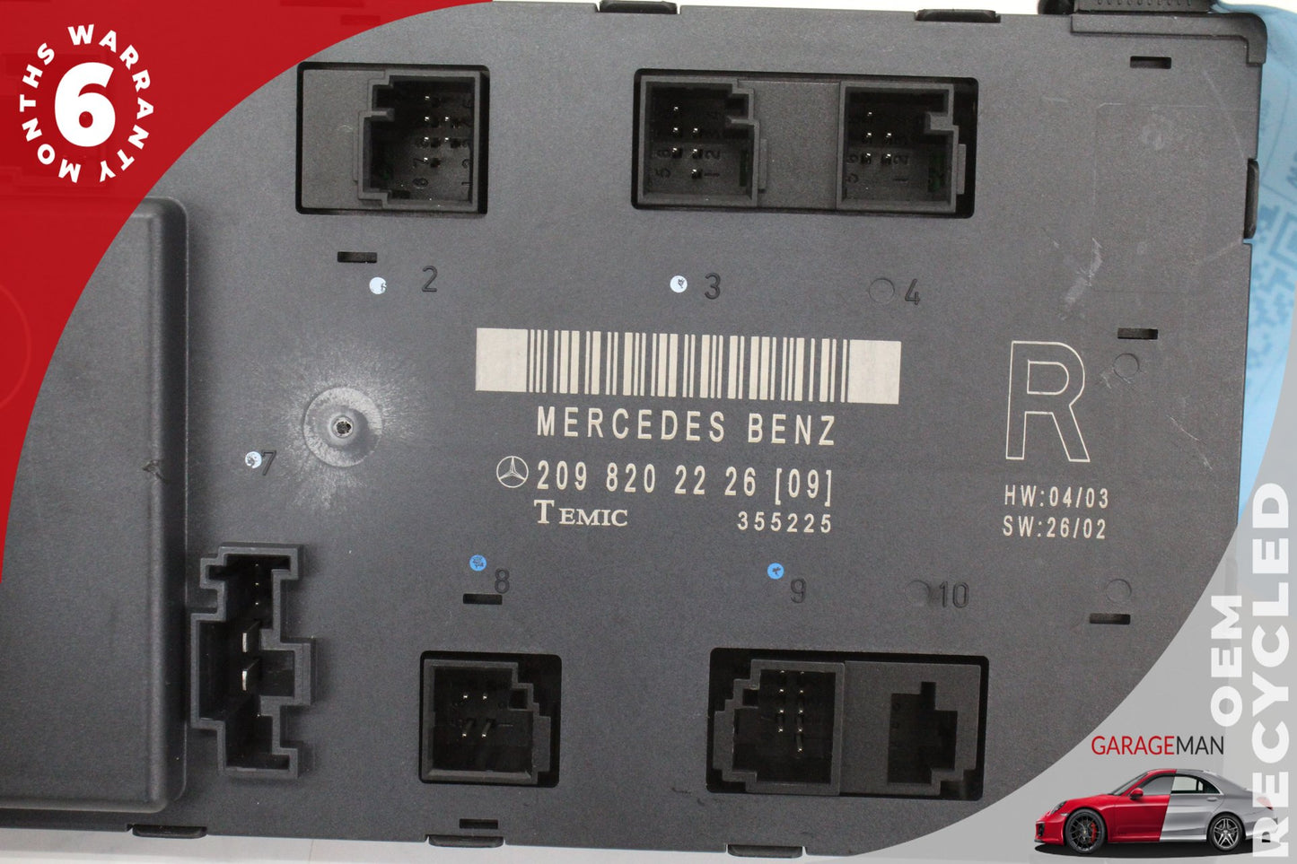2003-2009 Mercedes W209 CLK350 Front Right Door Control Module 2098202226 OEM