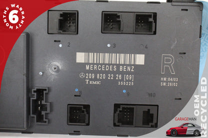 2003-2009 Mercedes W209 CLK350 Front Right Door Control Module 2098202226 OEM