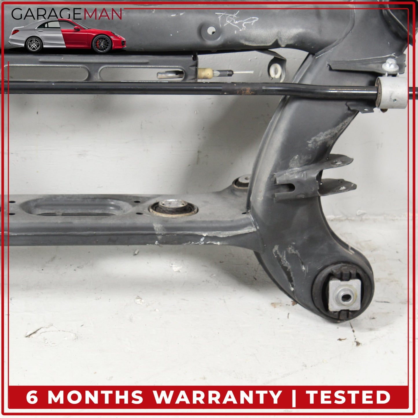 2008-2015 Mercedes W204 C250 Rear Subframe Crossmember w/ Anti Roll Sway Bar OEM