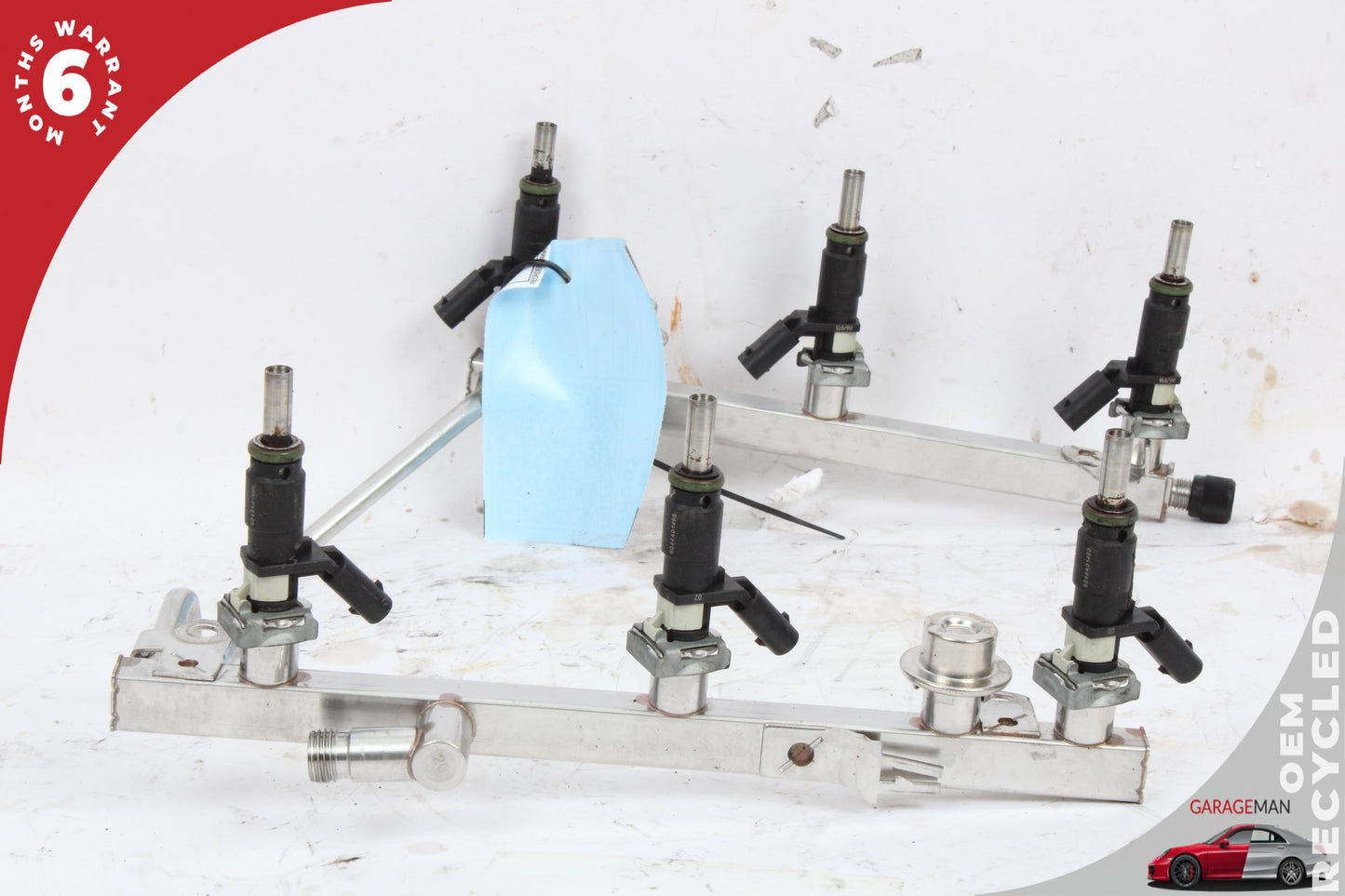 2005-2012 Mercedes W204 C300 Fuel Injector Rail w/ Injectors 2720700995 OEM