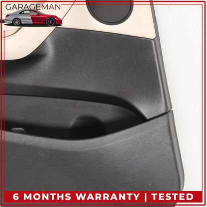 2011-2017 BMW X3 F25 Rear Left Driver Side Interior Door Trim Panel Beige OEM