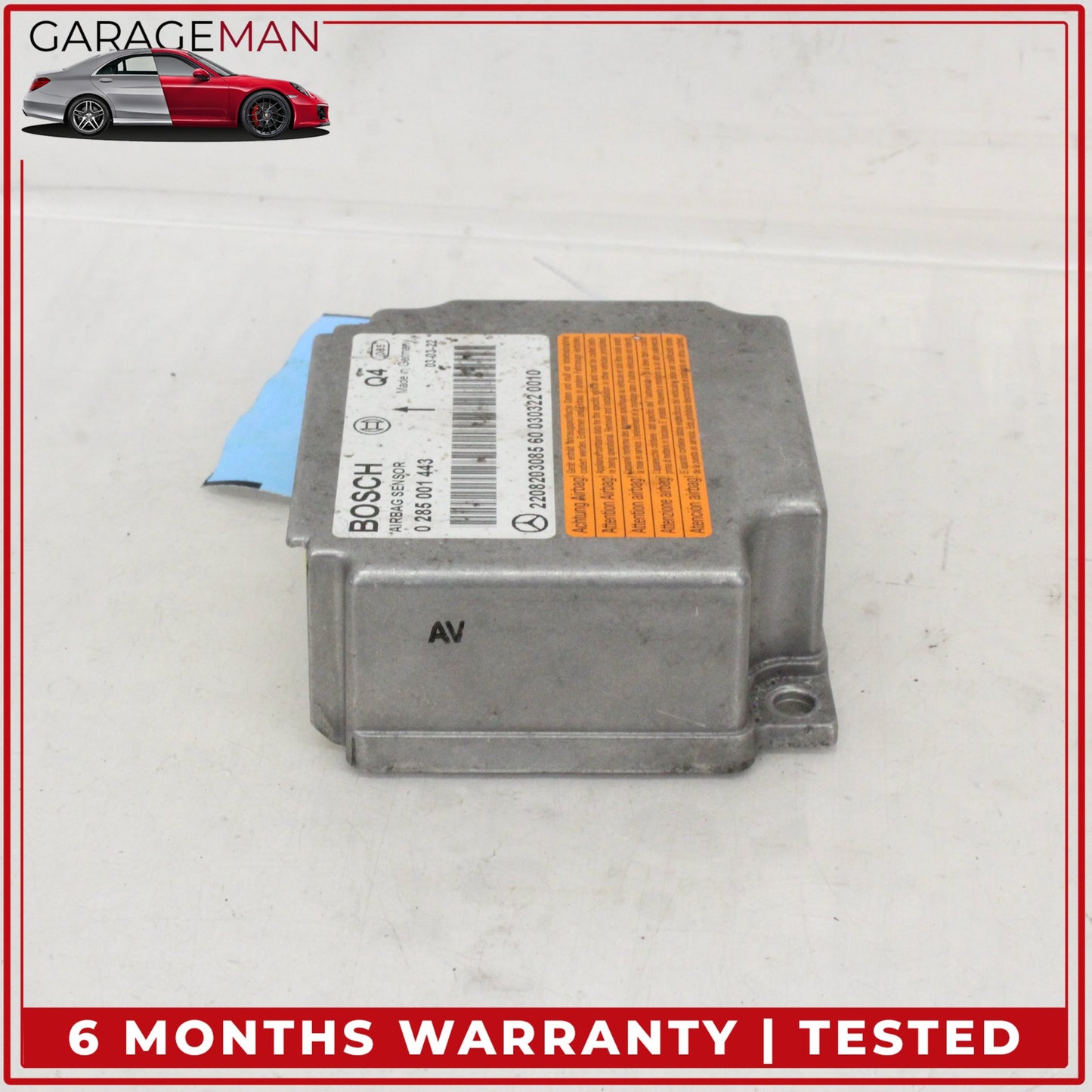 2000-2006 Mercedes W220 S55 AMG Airbag Air Bag Sensor SRS Control Module OEM