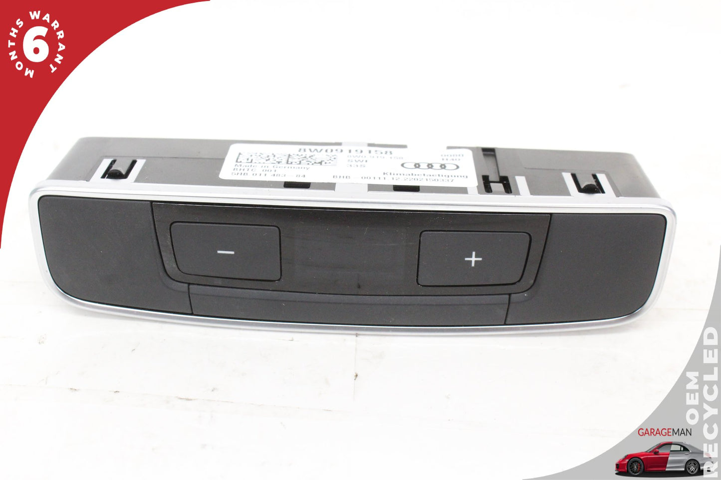 2022-2025 Audi Q4 E-Tron Rear A/C AC Climate Control Switch Panel 8W0919158 OEM