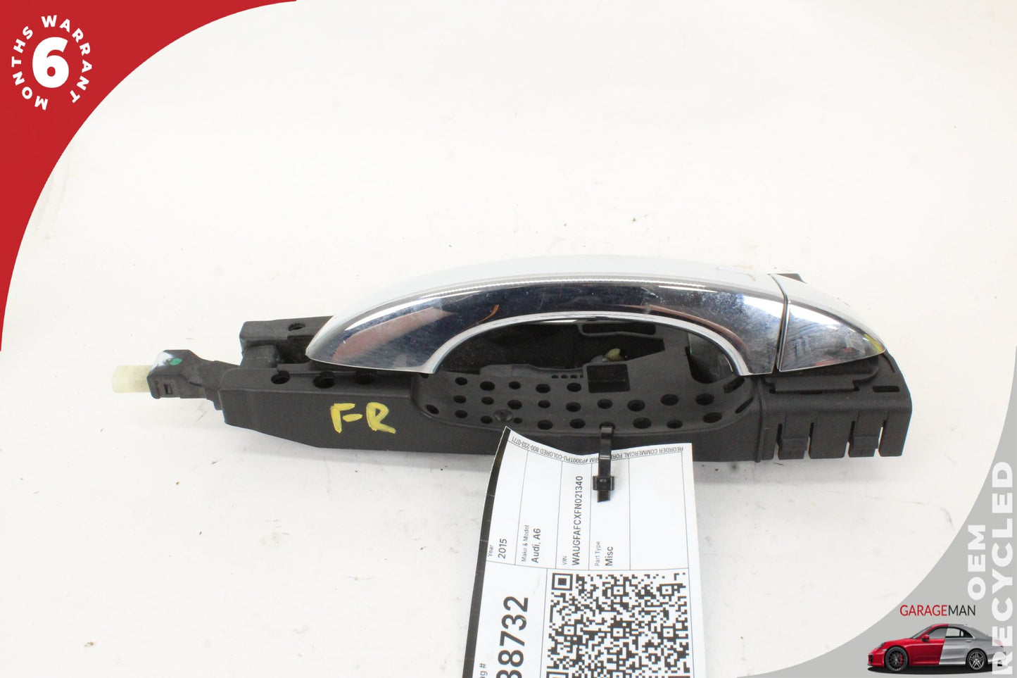 12-18 Audi A6 C7 Sedan Right Passenger Side Door Handle 4H0837886 Genuine