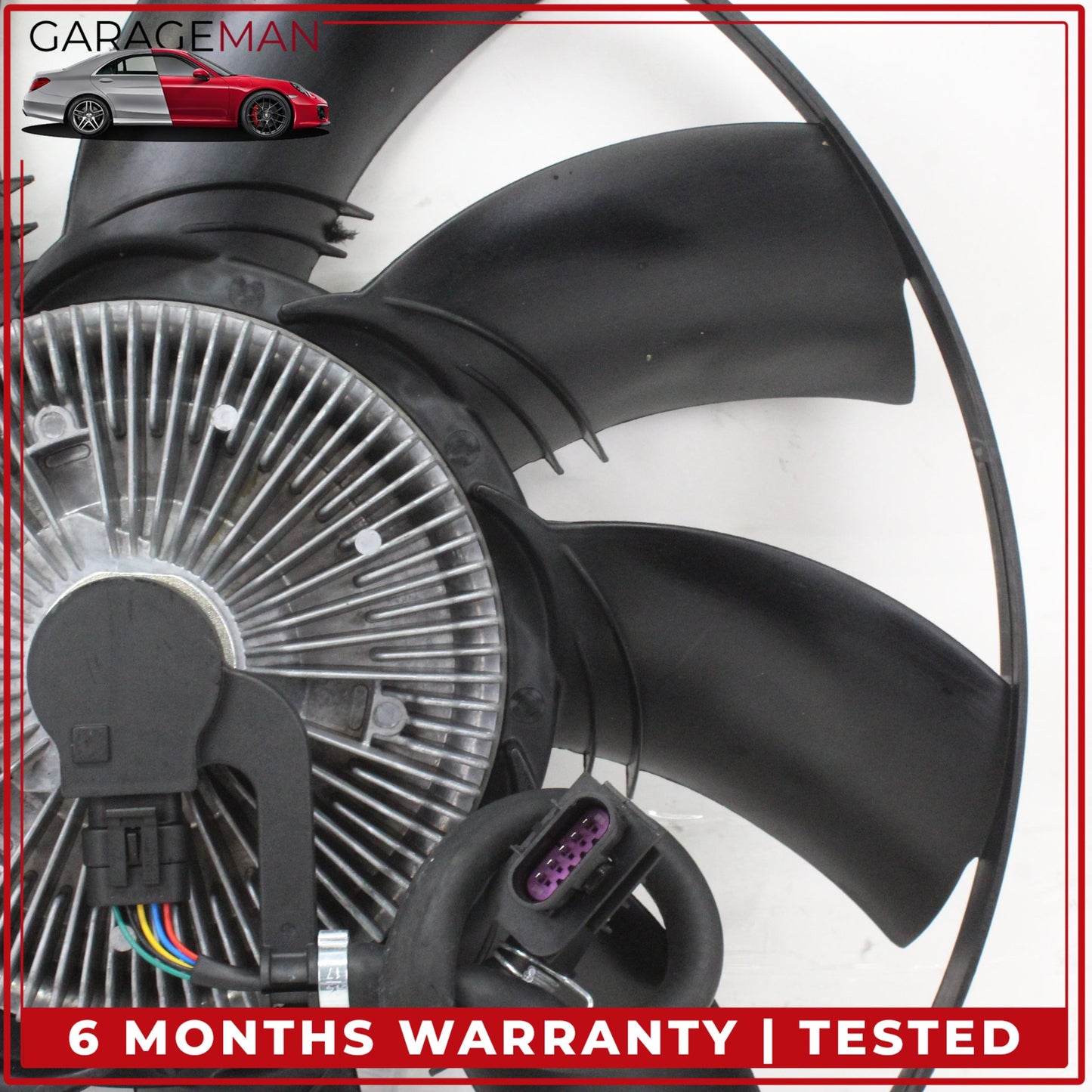 2010-2022 Land Rover LR4 L319 SUV Engine Radiator Cooling Fan Blade w/ Motor OEM