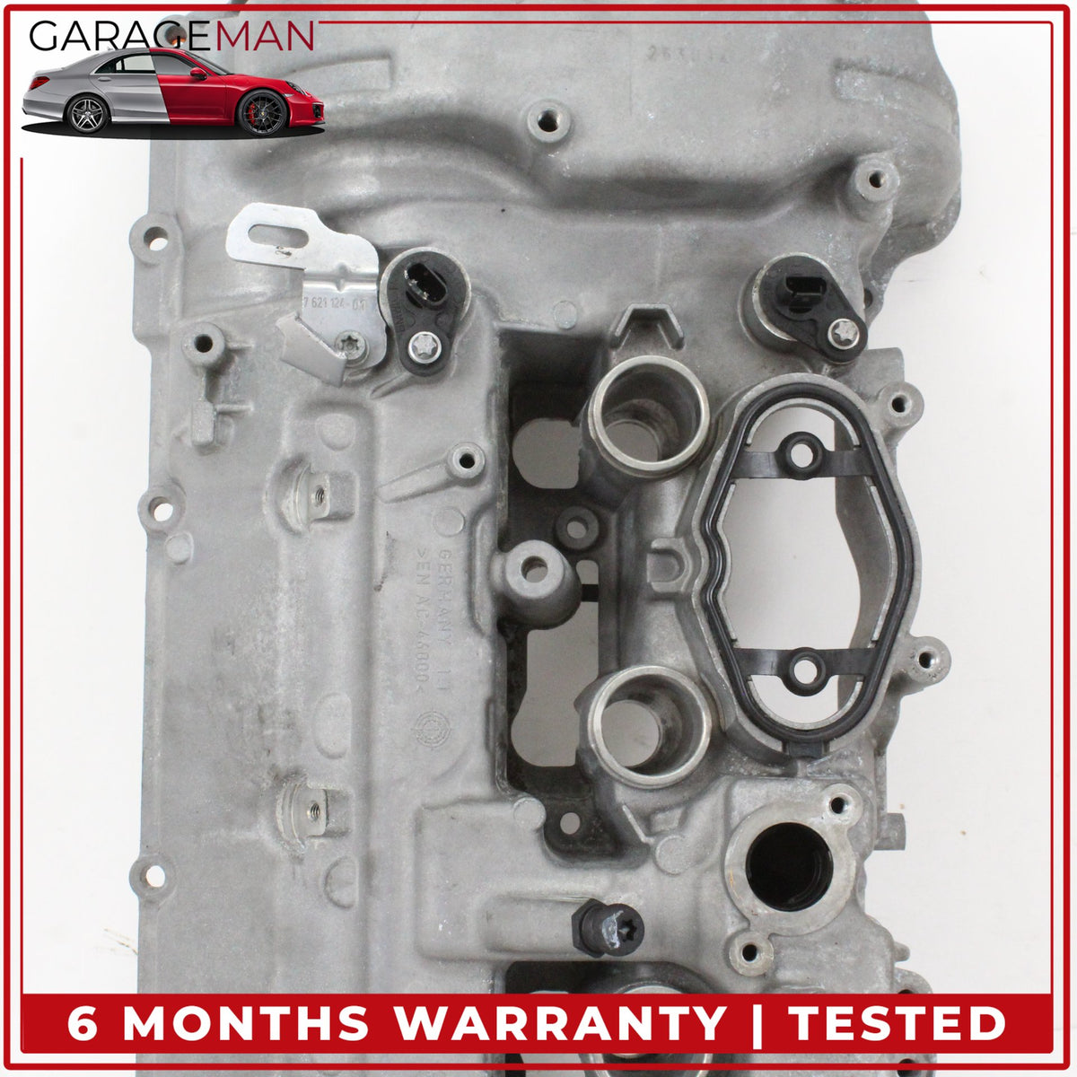 2013-2019 BMW 650i F06 Sedan Engine Left Side Cylinder Head Valve Cover 7636612 OEM