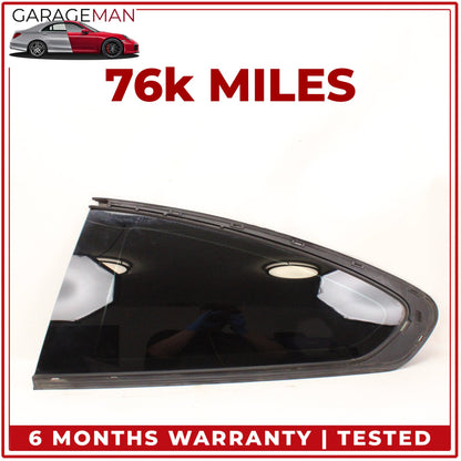 2012-2018 BMW 650i 640i F13 Rear Left Driver Side Quarter Window Glass OEM