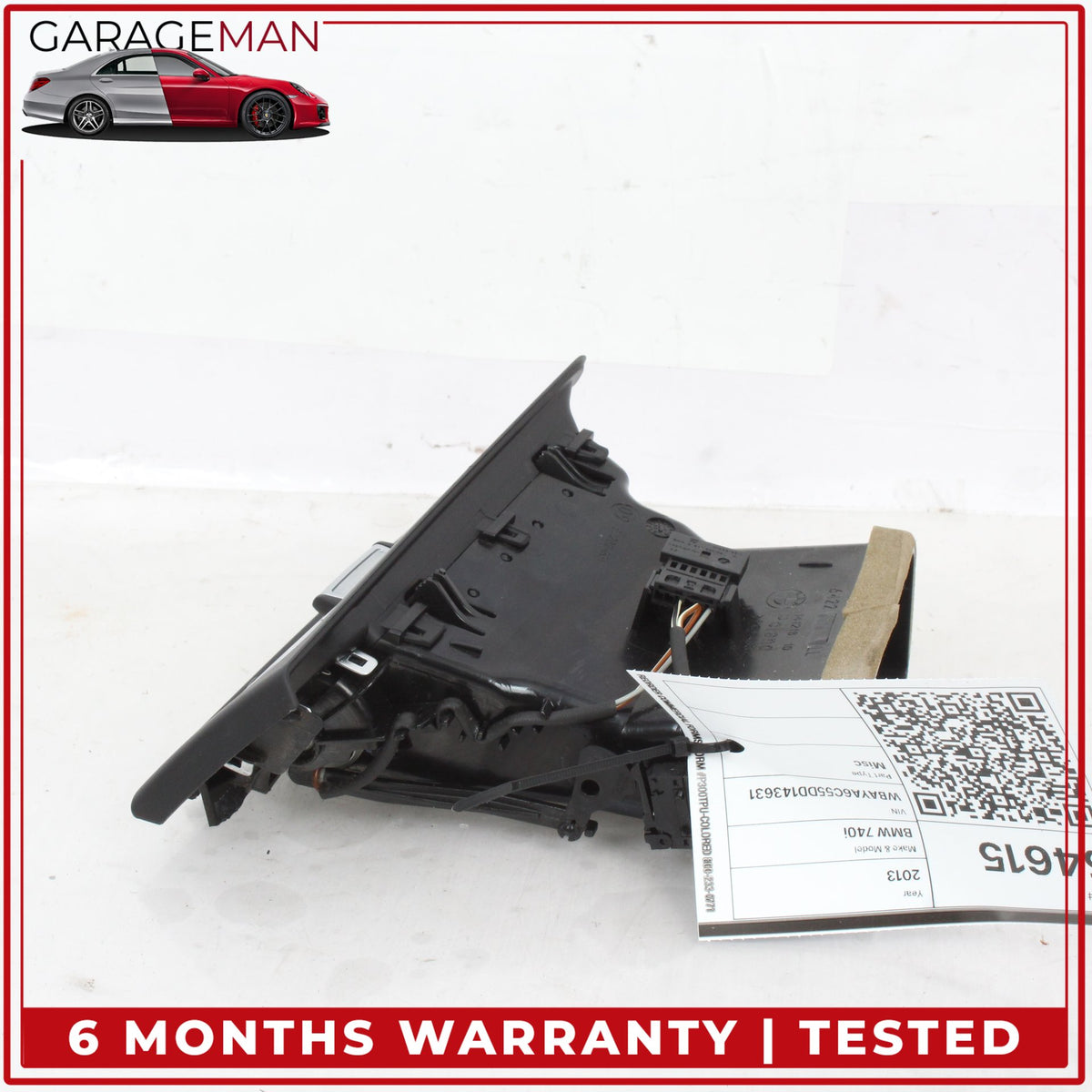 2009-2015 BMW 740i F01 Front Right Side Dashboard AC A/C Air Vent 9115858 OEM