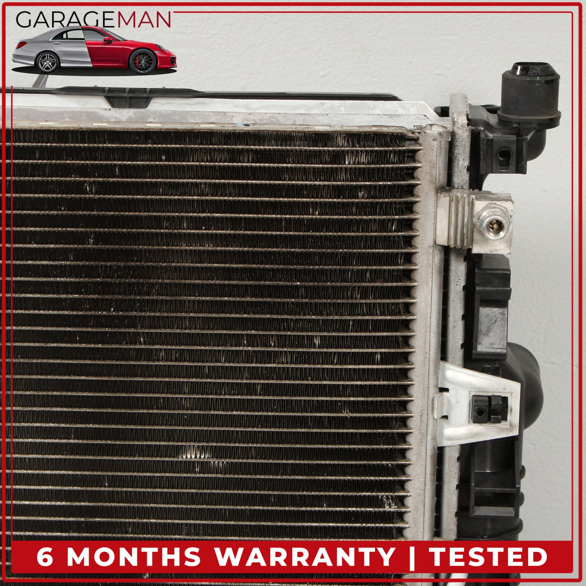 2006-2013 Mercedes W164 ML350 Cooling Radiator Fan Blade Shroud Assembly OEM