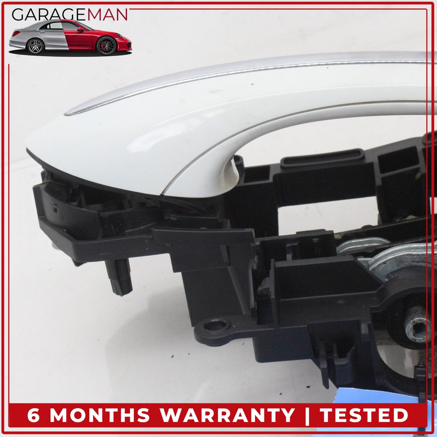 2011-2016 BMW 550i Rear Right Passenger Side Exterior Door Handle White OEM