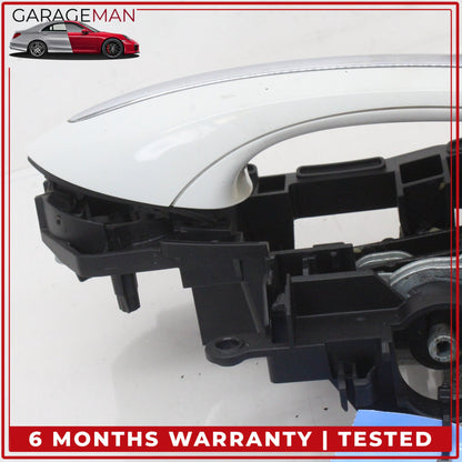 2011-2016 BMW 550i Rear Right Passenger Side Exterior Door Handle White OEM