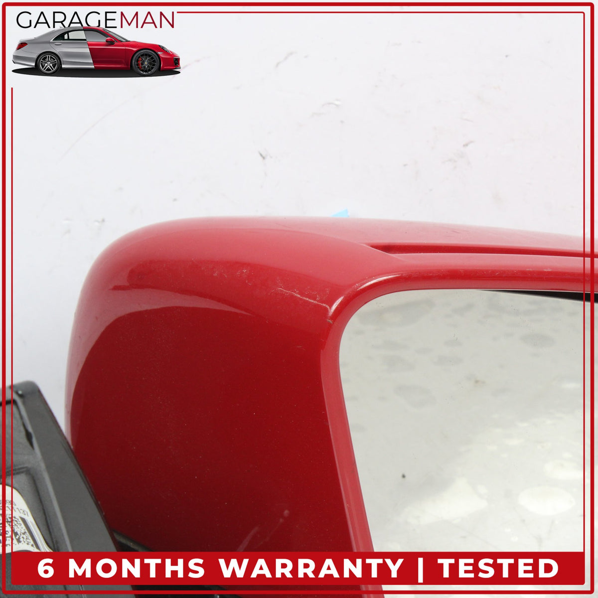 2010-2017 Mercedes C207 E400 Coupe Front Right Door Rear View Mirror Red OEM