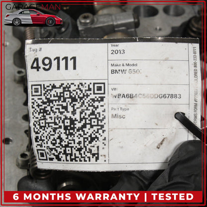 2013-2019 BMW 650i F06 AWD 4.4L Left Cylinder Head 7604870 OEM