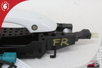 2012-2018 Audi A7 Right Passenger Side Exterior Door Handle White 4H0837886 OEM