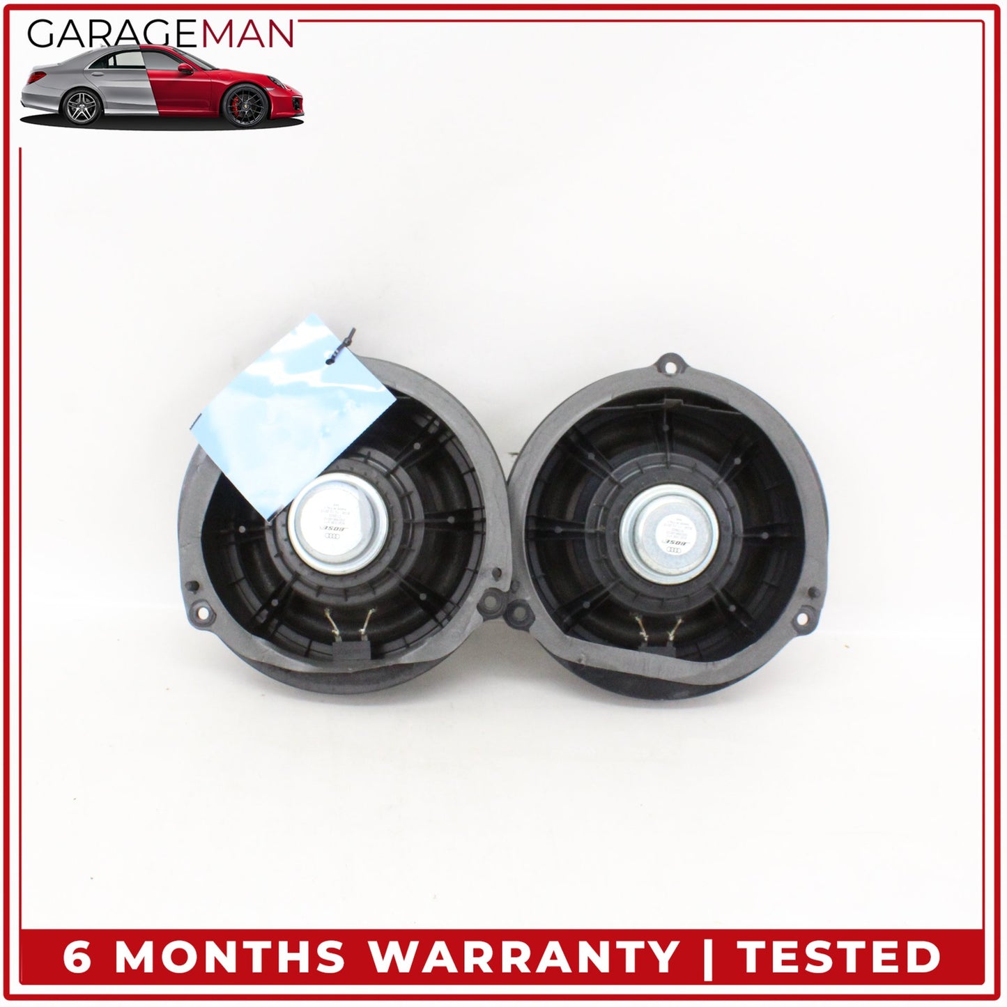2012-2018 Audi A6 A7 Rear Left and Right Side Door Speaker Set 4G0035411 OEM