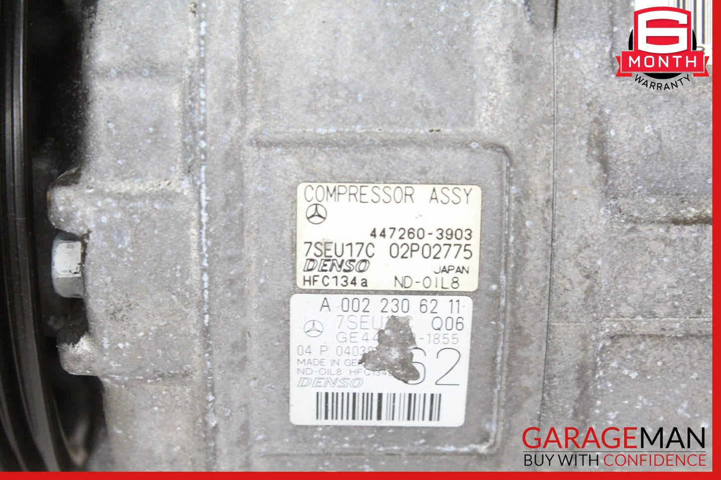 2011-2014 Mercedes-Benz S550 W221 A/C Air Conditioning Compressor 0022306211