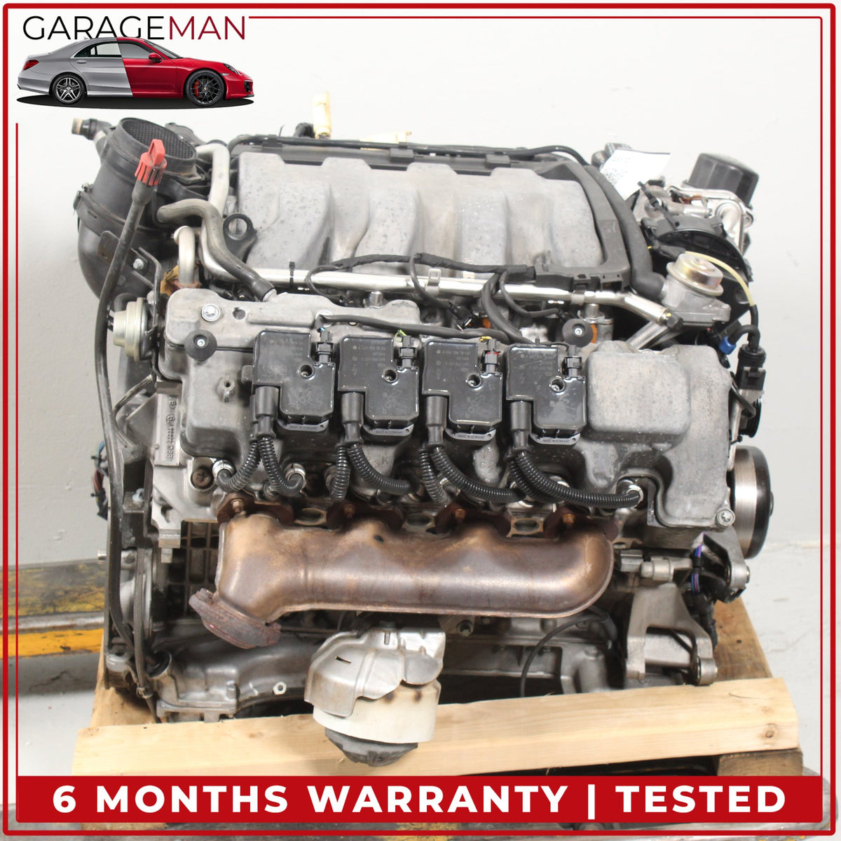 2002-2006 Mercedes W219 CLS500 RWD 5.0L Complete Engine Motor Assembly OEM 161k
