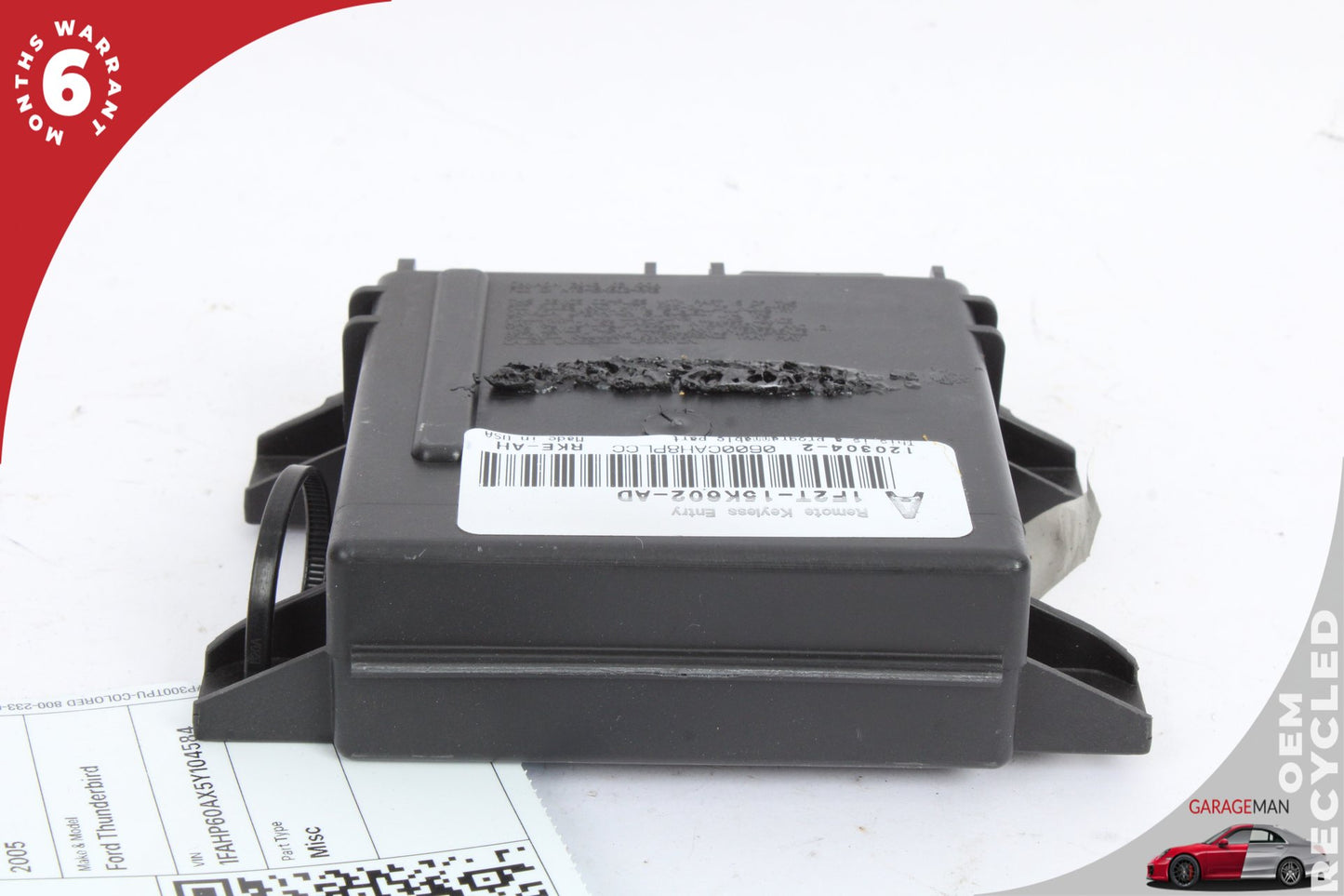 2002-2005 Ford Thunderbird Keyless Go Entry Control Module Unit 1F2T15K602AD OEM