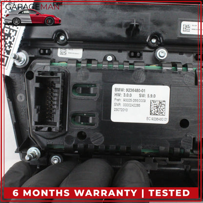 2011-2016 BMW 550i Front AC Climate Control Panel Audio CD Player 9236480 OEM