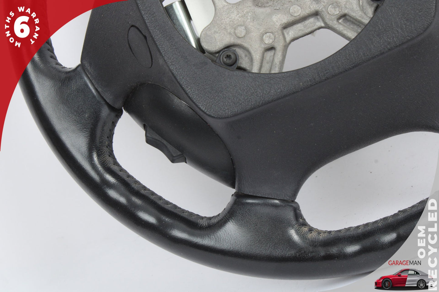 2002-2005 Ford Thunderbird Front Left Side Steering Wheel Black 3W6Z3600AAA OEM