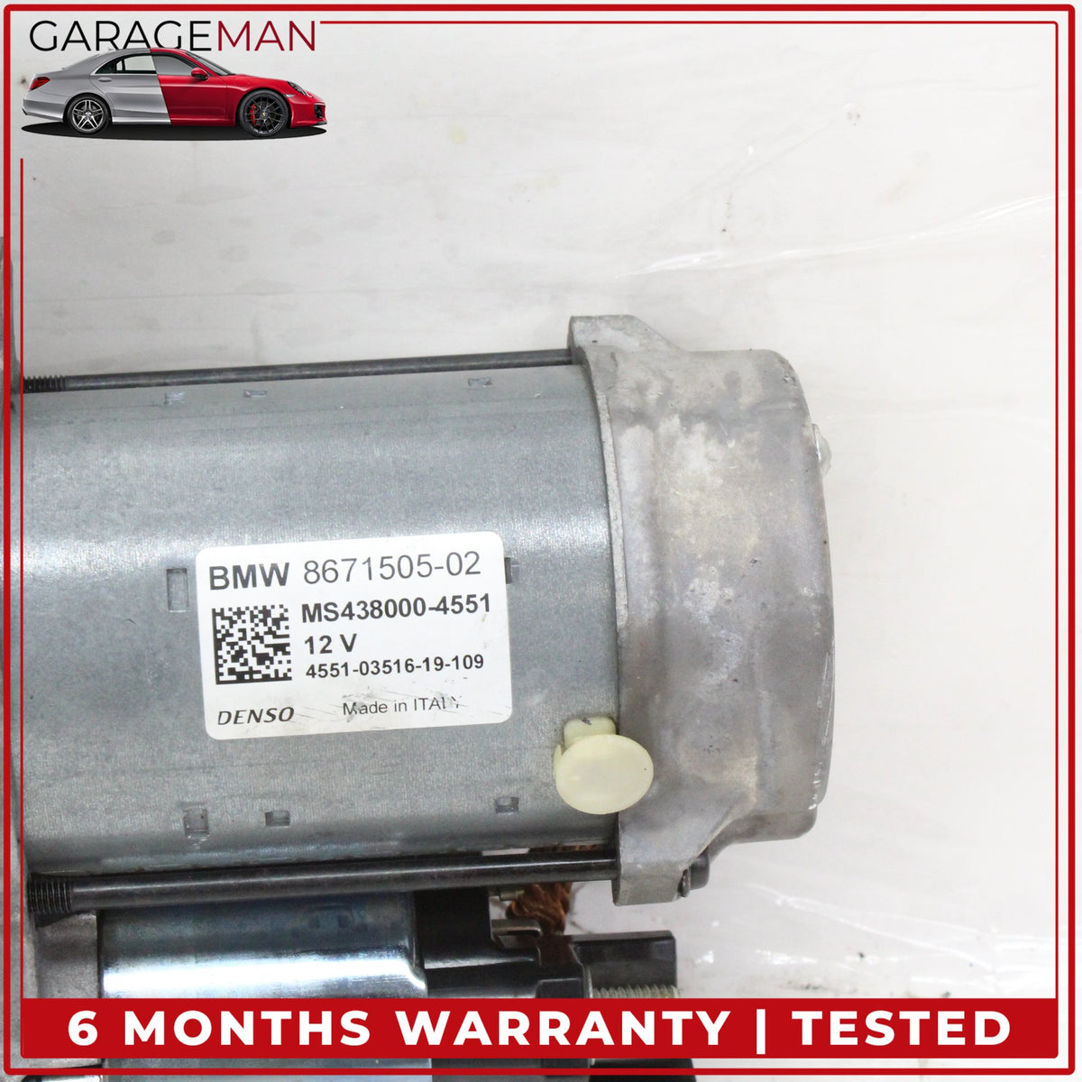 2019-2025 BMW M340i M440i X5 X6 Z4 840i 3.0L Engine Motor Starter 8671505 OEM