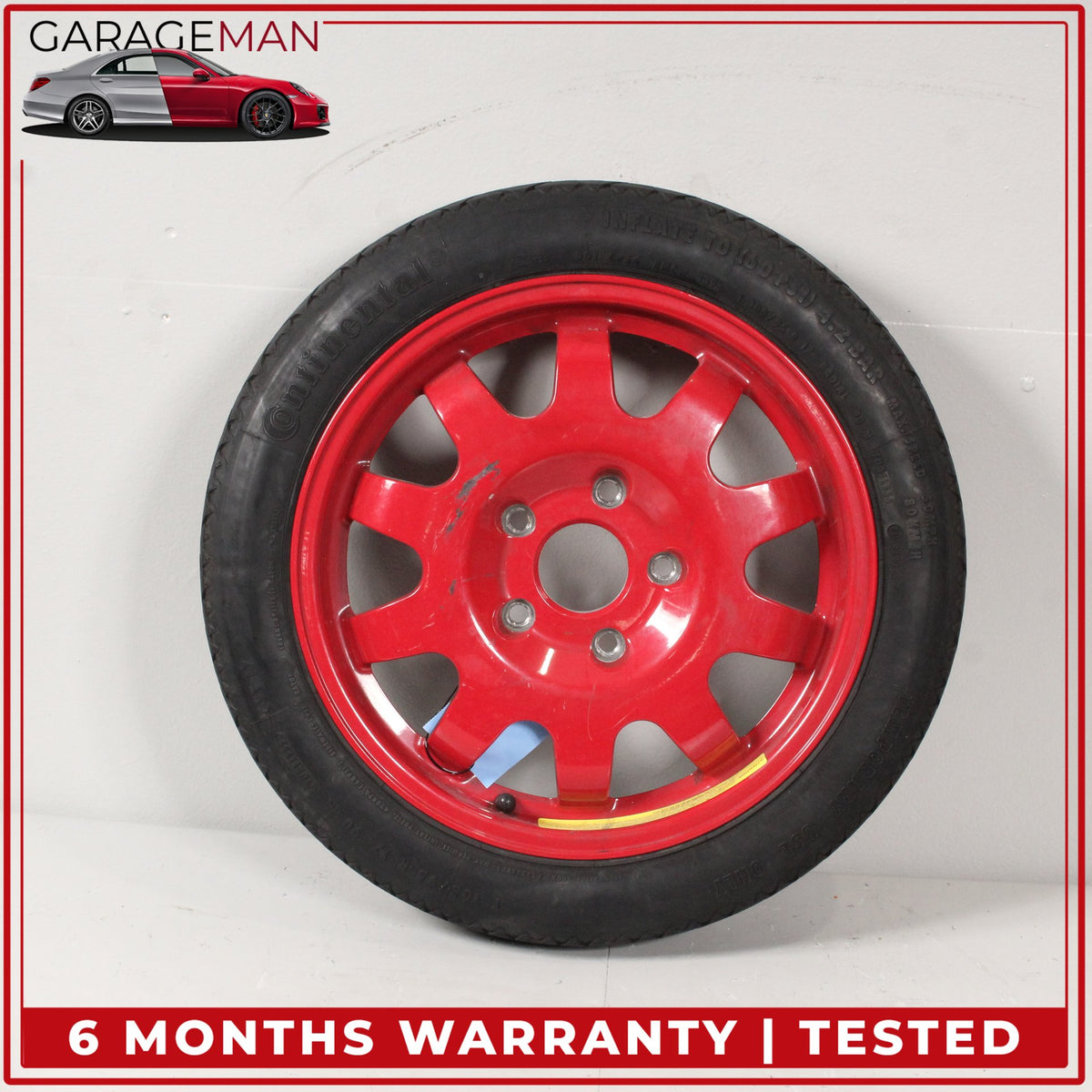 1997-2005 Porsche 911 Carrera 996 Emergency Spare Tire Wheel Donut Rim OEM
