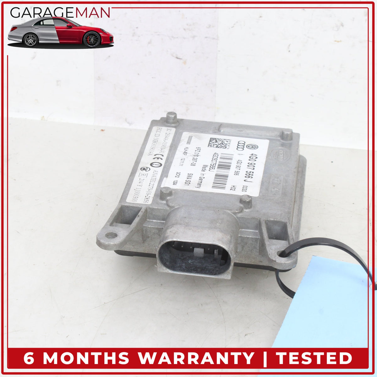2012-2018 Audi A7 Rear Left Lane Assist Blind Spot Radar Sensor 4G0907566J OEM