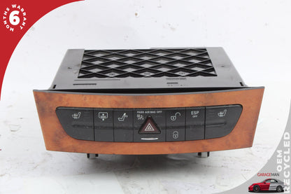 2003-2009 Mercedes W211 E350 E500 Hazard Switch Control Panel 2116803152 OEM