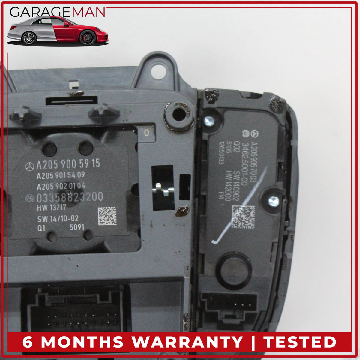 2015-2020 Mercedes W205 C300 Center Console Multi Function Control Switch OEM