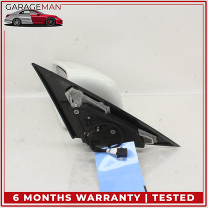 2010-2011 Mercedes W204 C300 Front Left Door Rear View Mirror Calcite White OEM