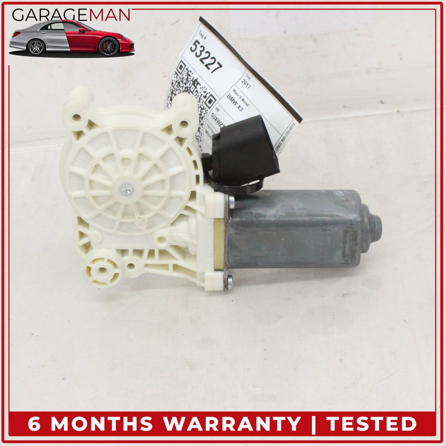 2011-2018 BMW X3 X4 F25 F26 Front or Rear Right Side Window Regulator Motor OEM