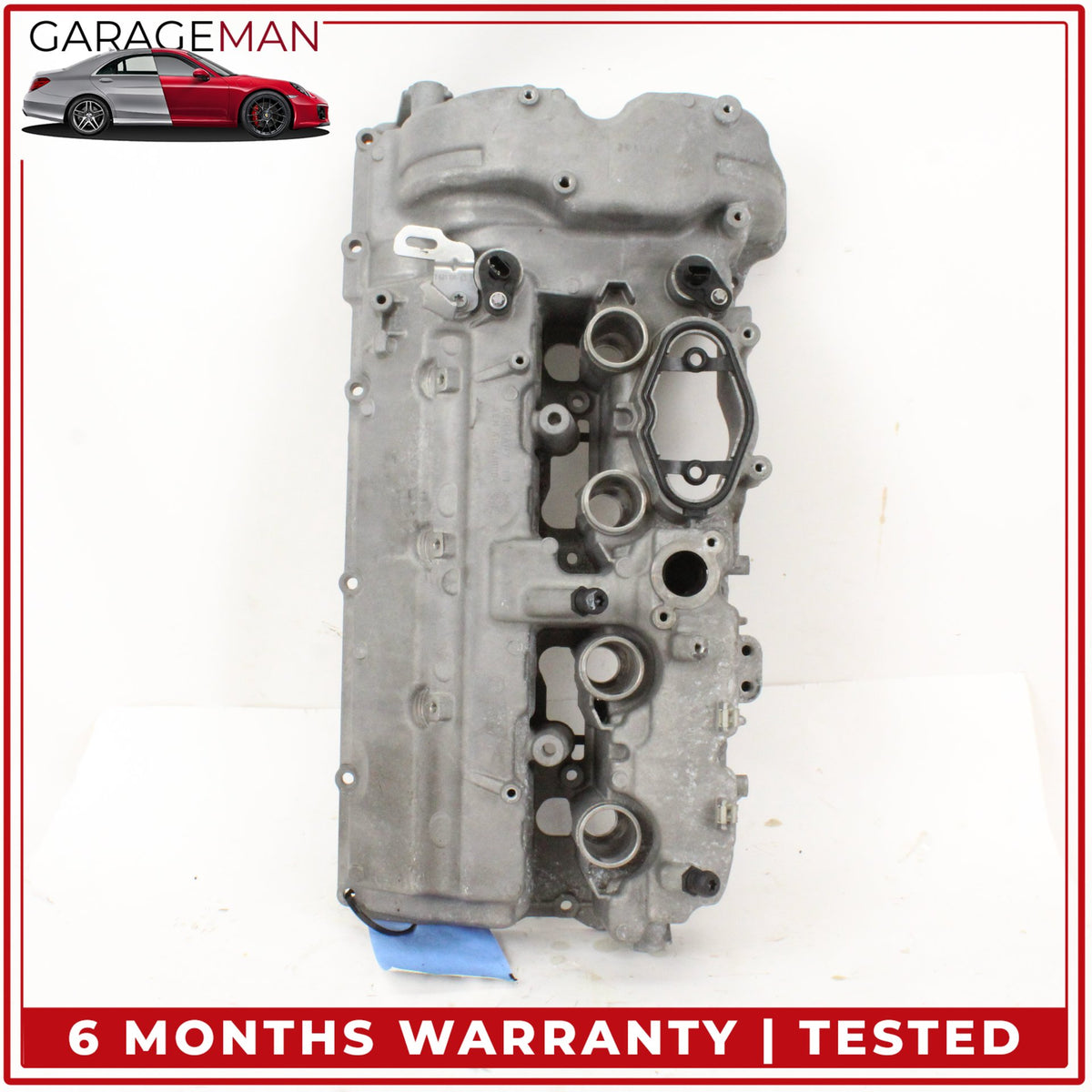 2013-2019 BMW 650i F06 Sedan Engine Left Side Cylinder Head Valve Cover 7636612 OEM