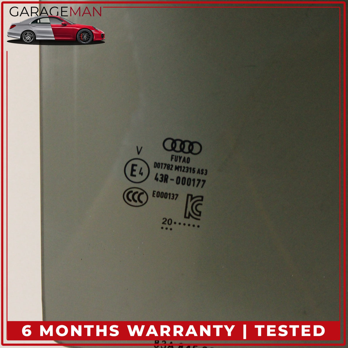 2019-2023 Audi Q3 Rear Right Passenger Side Door Window Glass 83A845206A OEM